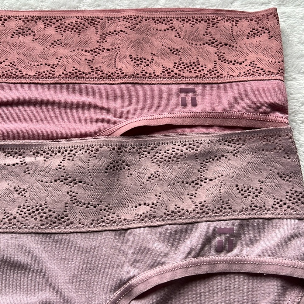 (2) Tommy John Cool Cotton Lace Trim Briefs